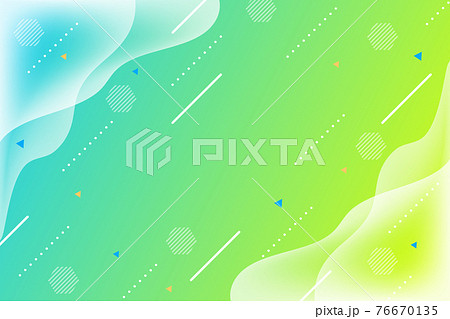 グラデーション 背景 黄色 緑 黄緑のイラスト素材