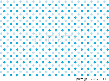 水玉縞模様　水色 76672814