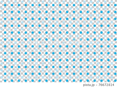 水玉縞模様　水色 76672814