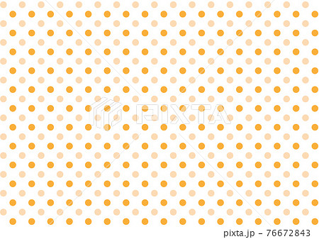 水玉模様 縞 橙色 水玉模様 縞 橙色 76672843