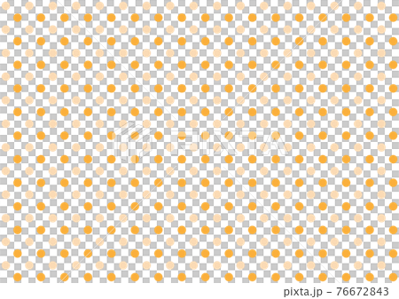 水玉模様 縞 橙色 水玉模様 縞 橙色 76672843
