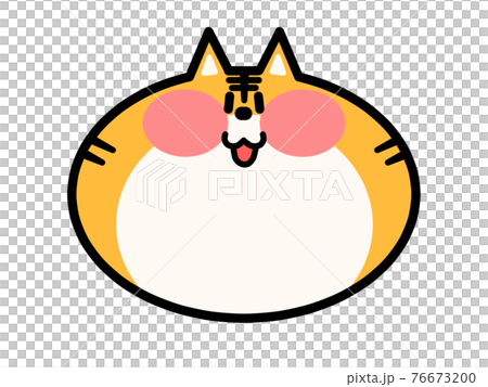 かわいい虎のイラスト 顔のみ かわいい虎のイラスト 顔のみ 76673200