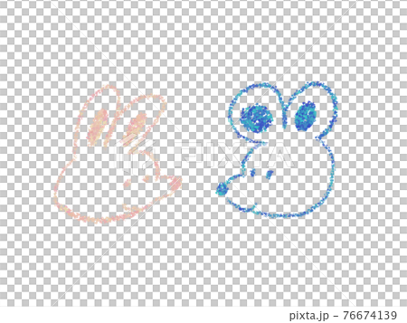 Rabbit and mouse illustration - Stock Illustration [76674139] - PIXTA