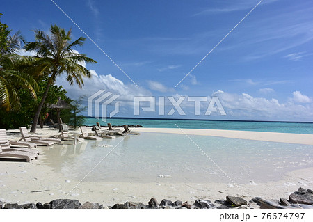 ビーチリゾート、モルディブ ビーチリゾート、モルディブ 76674797
