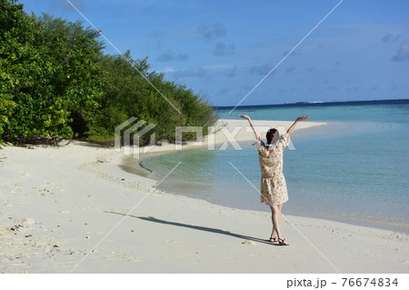 ビーチリゾート、モルディブ ビーチリゾート、モルディブ 76674834