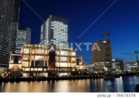 横浜みなとみらい21 夜景 横浜みなとみらい21 夜景 76679378