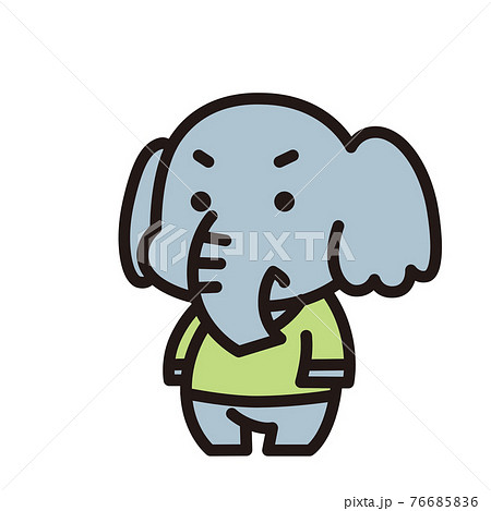 かわいいゾウの男の子 かわいいゾウの男の子 76685836