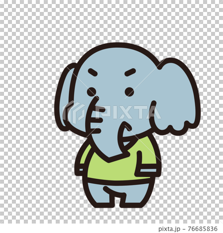 かわいいゾウの男の子 かわいいゾウの男の子 76685836