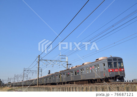 東武日光線を走る東急電鉄8500系電車 76687121