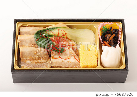 豚の角煮弁当 76687926