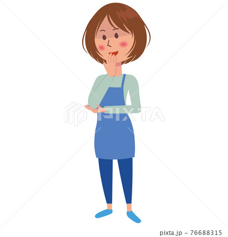 企む　女性 76688315