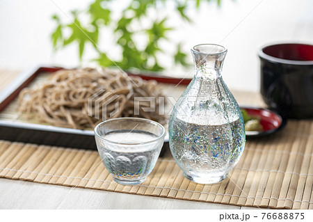 ざるそばと冷酒 76688875