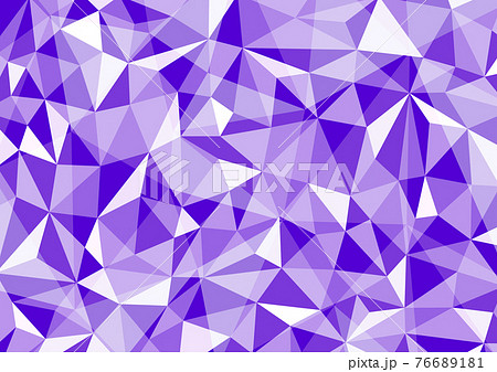 紫のポリゴン背景イラスト 幾何学模様のイラスト素材