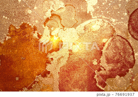 Orange, red and gold abstract background. Alcohol ink marble texture Orange, red and gold abstract background. Alcohol ink marble texture 76691937
