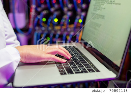 Network specialist updating software 76692113
