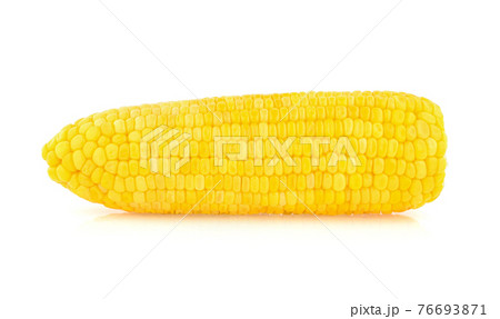 corn isolated on white background 76693871