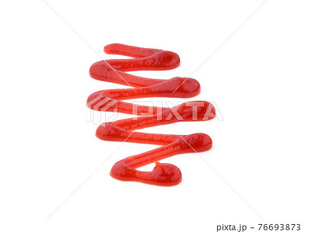 tomato sauce isolated on white background tomato sauce isolated on white background 76693873