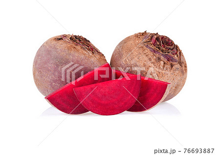 beetroot isolated on white background 76693887