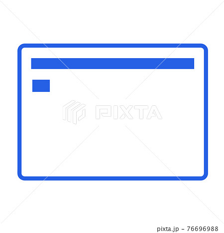 イラスト素材：カード決済　クレジットカード　支払い 76696988