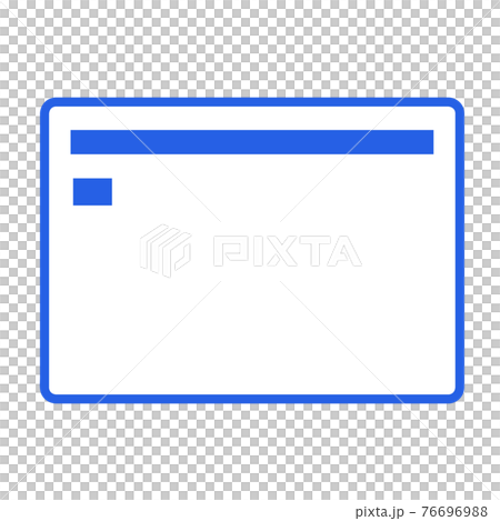 イラスト素材：カード決済　クレジットカード　支払い 76696988