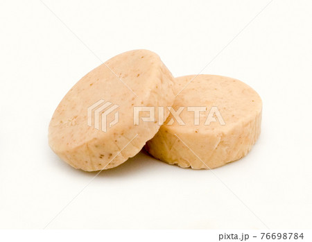 marzipan on white background	 76698784