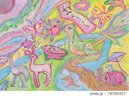 花札たちを　遊ばせました　夢に出てきそうですね　縁起が良い感じです 76700307