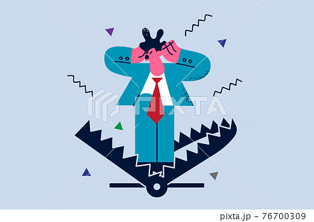 Business risks and fears concept 76700309