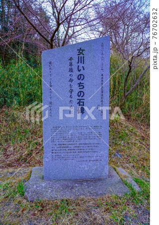 女川いのちの石碑・鷲神（宮城県女川町） 76702632