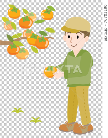 一個人在打柿子 76703190