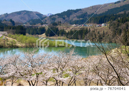 只見川(福島県・柳津町) 只見川(福島県・柳津町) 76704041