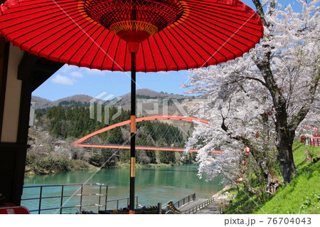 只見川（福島県・柳津町） 76704043