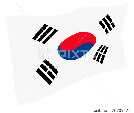韓国　 国旗　アイコン 76705526