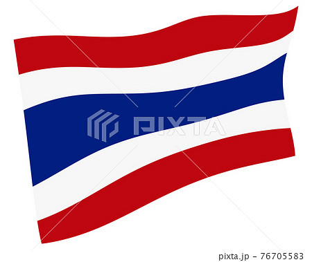 タイ 国旗 アイコンのイラスト素材