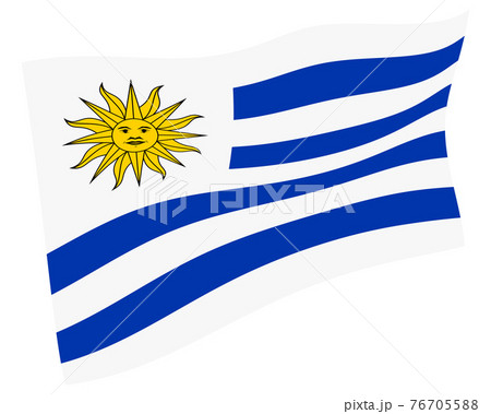 ウルグアイ　 国旗　アイコン 76705588