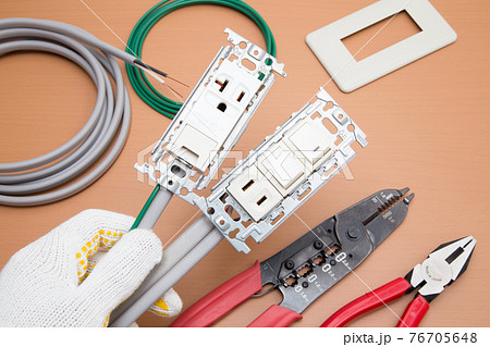 電気工事　スイッチ　コンセント工事 76705648