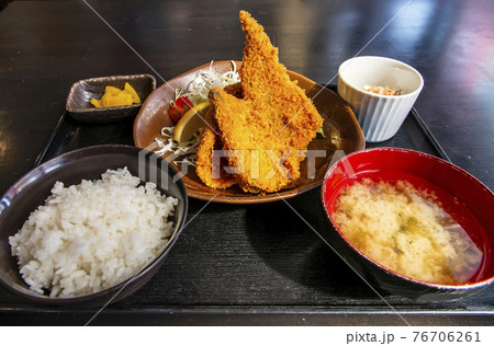 アジフライ定食 76706261
