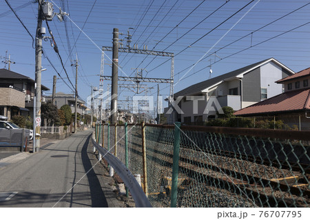 架線と線路 76707795