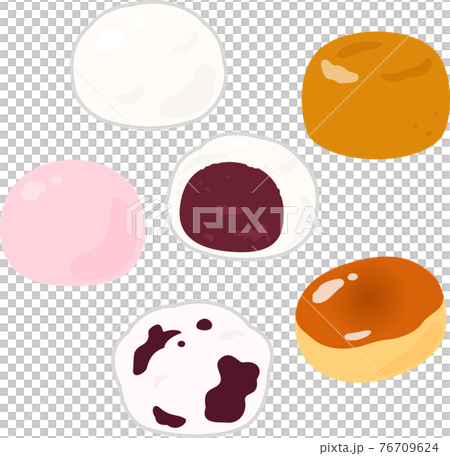 各種日本包子的插圖集 各種日本包子的插圖集 76709624