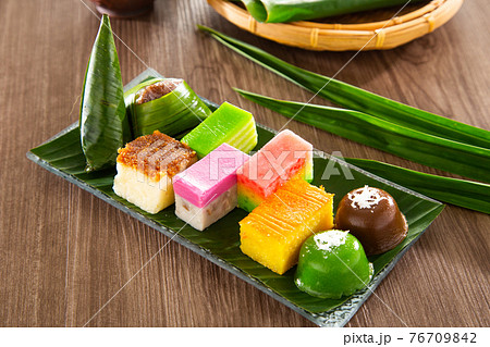 Malaysia popular assorted sweet dessert or simply known as kueh or kuih Malaysia popular assorted sweet dessert or simply known as kueh or kuih 76709842
