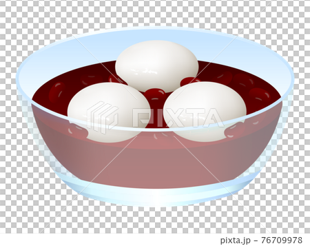 冷やし白玉ぜんざい 冷やし白玉ぜんざい 76709978