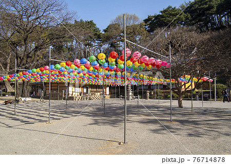 スポット 韓国 寺院 76714878