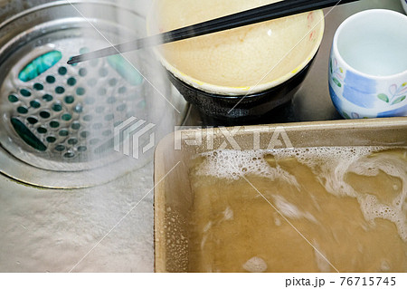 キッチン 洗い物 76715745