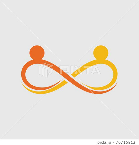 Infinity people Community, network and social icon design Infinity people Community, network and social icon design 76715812