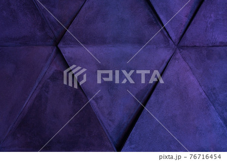 Abstract rhombus. The design of modern construction. Geometric surface 76716454