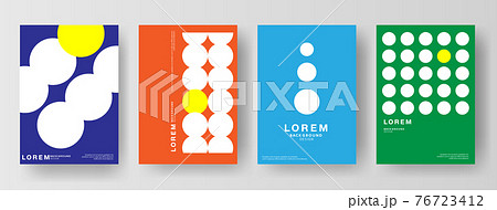 本の表紙デザイン ブックカバーデザイン 広告 チラシのレイアウトアイデア ビジネスカタログのイラスト素材