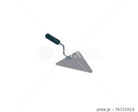 Construction, tool, trowel icon on white background. Vector illustration. Construction, tool, trowel icon on white background. Vector illustration. 76725023