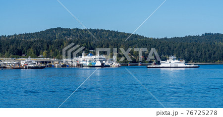 Victoria Swartz Bay Ferry Terminal. British Columbia, Canada. 76725278