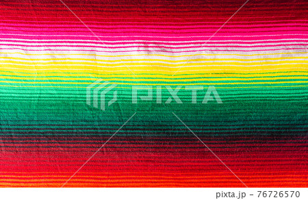 Cinco de mayo background decorated image made from mexican blanket stripes or poncho serape background. 76726570