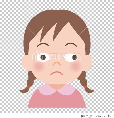 斜視女孩的插圖 76727219