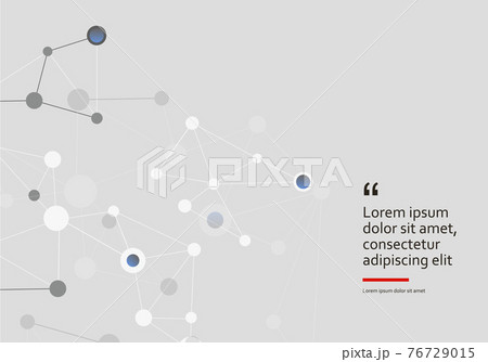 Structure molecule and communication Dna, atom, neurons. Science concept for your design. Connected lines with dots. Medical, technology, chemistry, science background. Vector illustration Structure molecule and communication Dna, atom, neurons. Science concept for your design. Connected lines with dots. Medical, technology, chemistry, science background. Vector illustration 76729015